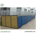 High quality galvanized temporary vinyl sewn panel horse stables